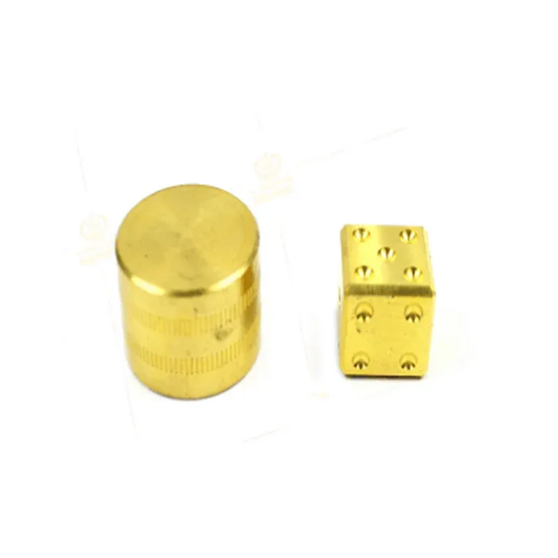 

Brass Mental Die Predicted Cypher Magic Tricks Dice Prediction Magia Close Up Gimmick Props Comedy Metalism Classic Toys