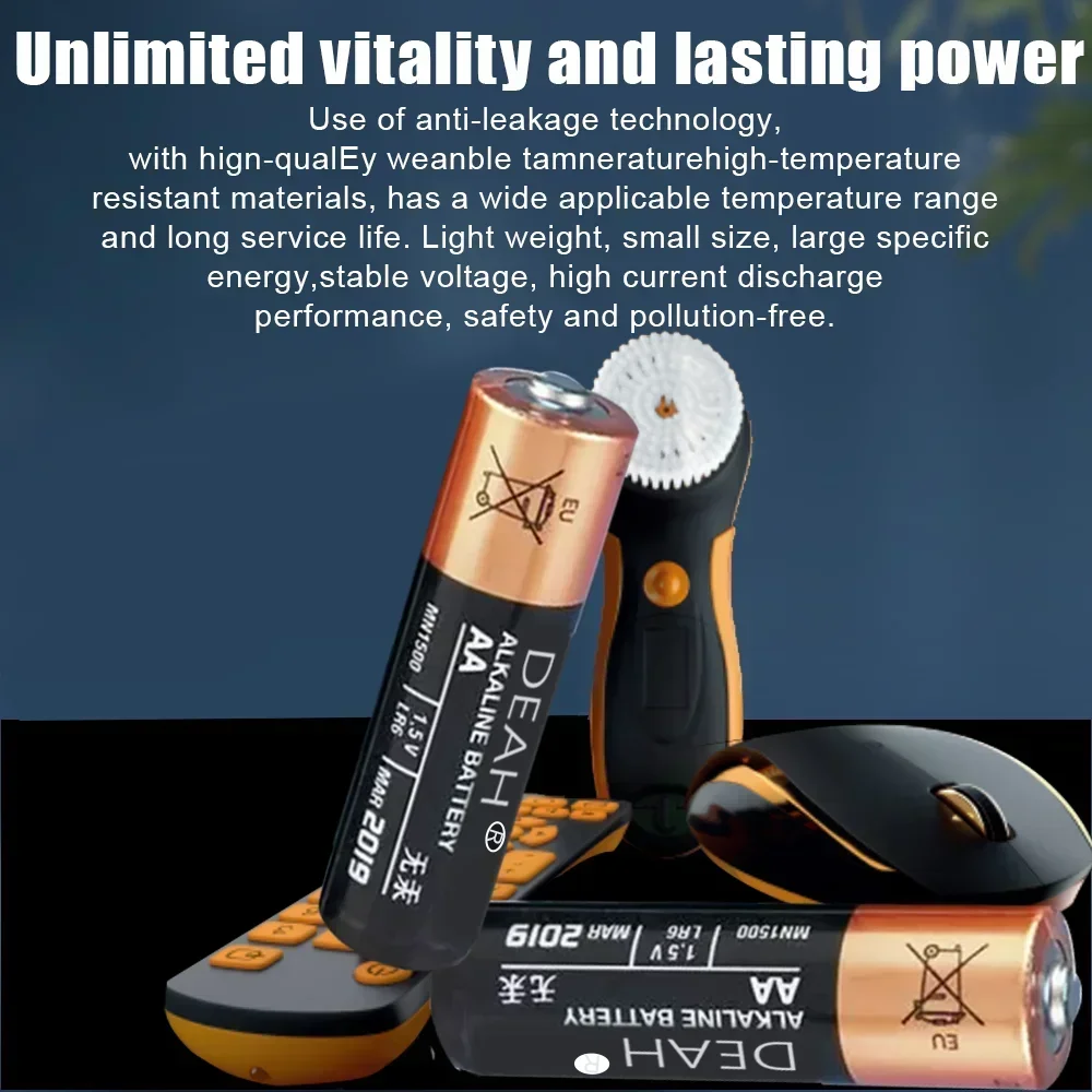 8pcs Original NEW AA LR6 Alkaline Battery For Flashlight Toys Scale Remote Control Alarm Clock 1.5V Dry Primary Batteries