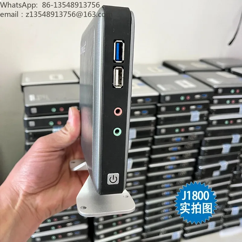Used J1800 low power mini small host 1037u thin client itx microcomputer dual core portable industrial computer