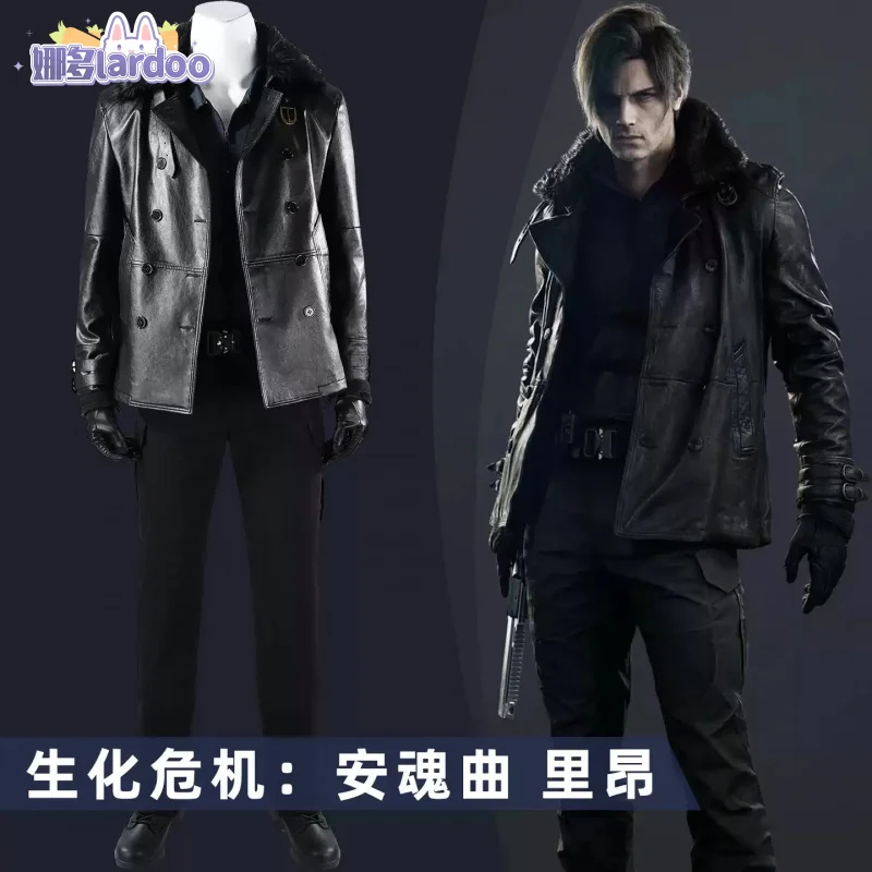 

Leon·S·kennedy Cosplay Costume Uniform Halloween Carnival Party Christmas Play Role Clothes Clothing