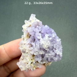 Natural Grape Agate Botryoidal Cluster Purple Chalcedony Mineral Specimen Home Decor