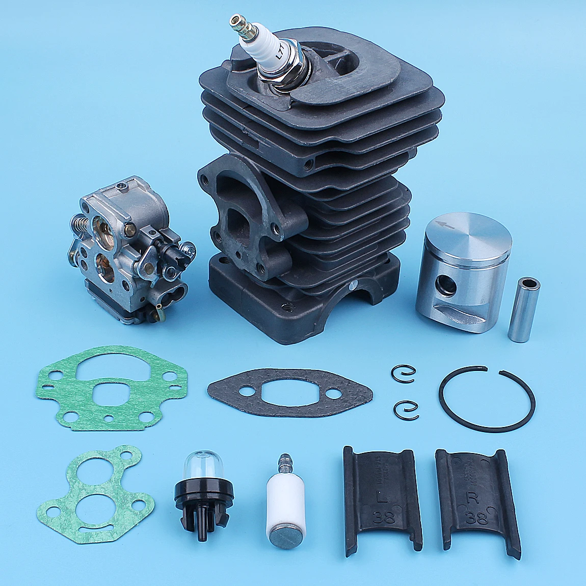 

39mm Carburetor Cylinder Piston Kit For Husqvarna 235 236 236E 240 545050417 motosierra Chainsaws Power Tools Garden Accessories