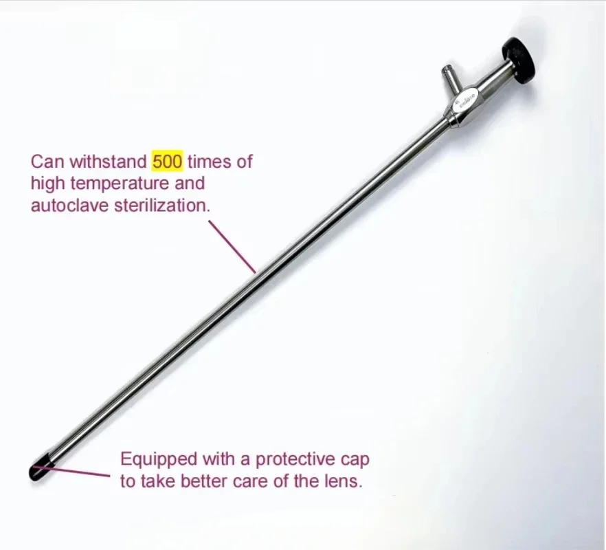 308mm Working Length OD 5.4mm Laparoscop 4k 0/30 Degree Thoracoscope Pleurscope For    ca mera 4K
