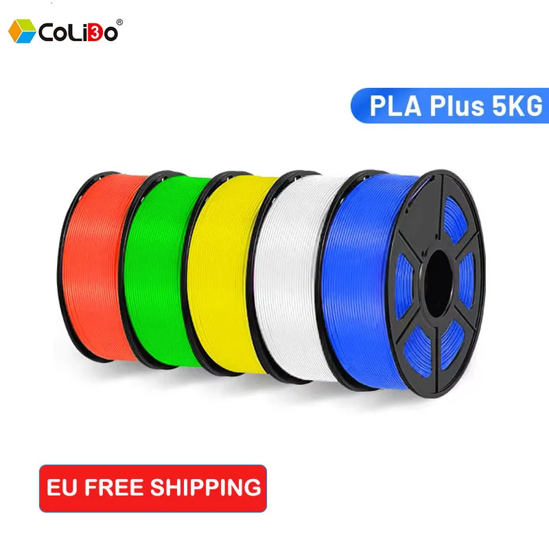 

PLA Plus Filament 5kg 1.75mm PLA+ Filament For FDM 3D Printer Vacuum Packing Good Toughness Odorless Arranged Neatly No Knot