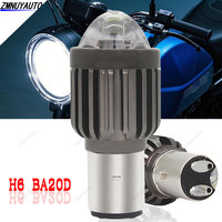 1pcs H4 LED Motorcycle Headlight H6 BA20D LED P15D LED for Motorbike Scooter Moped Headlamp Hi Lo Lamp Motorbike Headlight Lamp