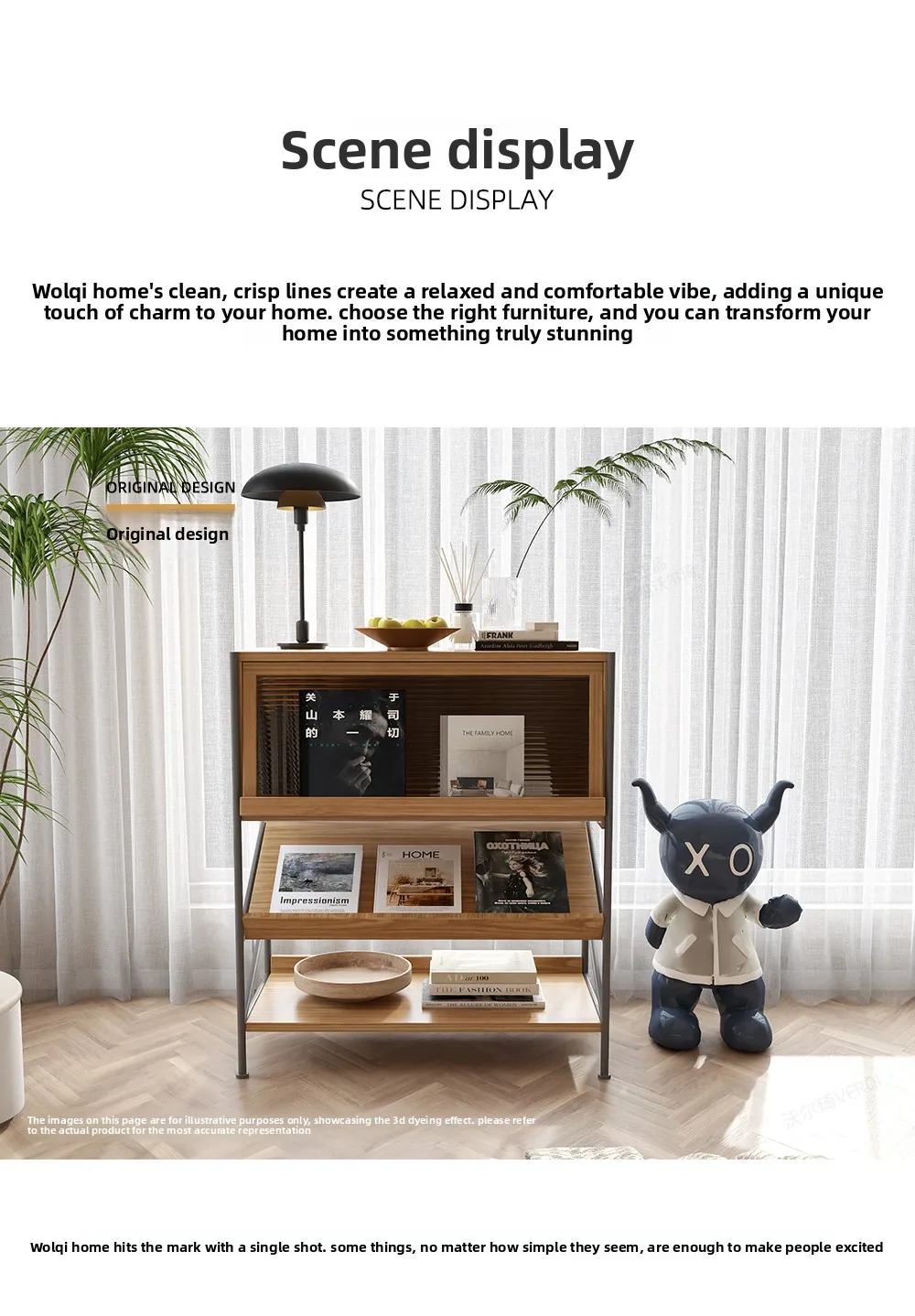 Nordic Modern Sofa Living Room Display Cabinet Locker Simple Japanese Storage Cabinet