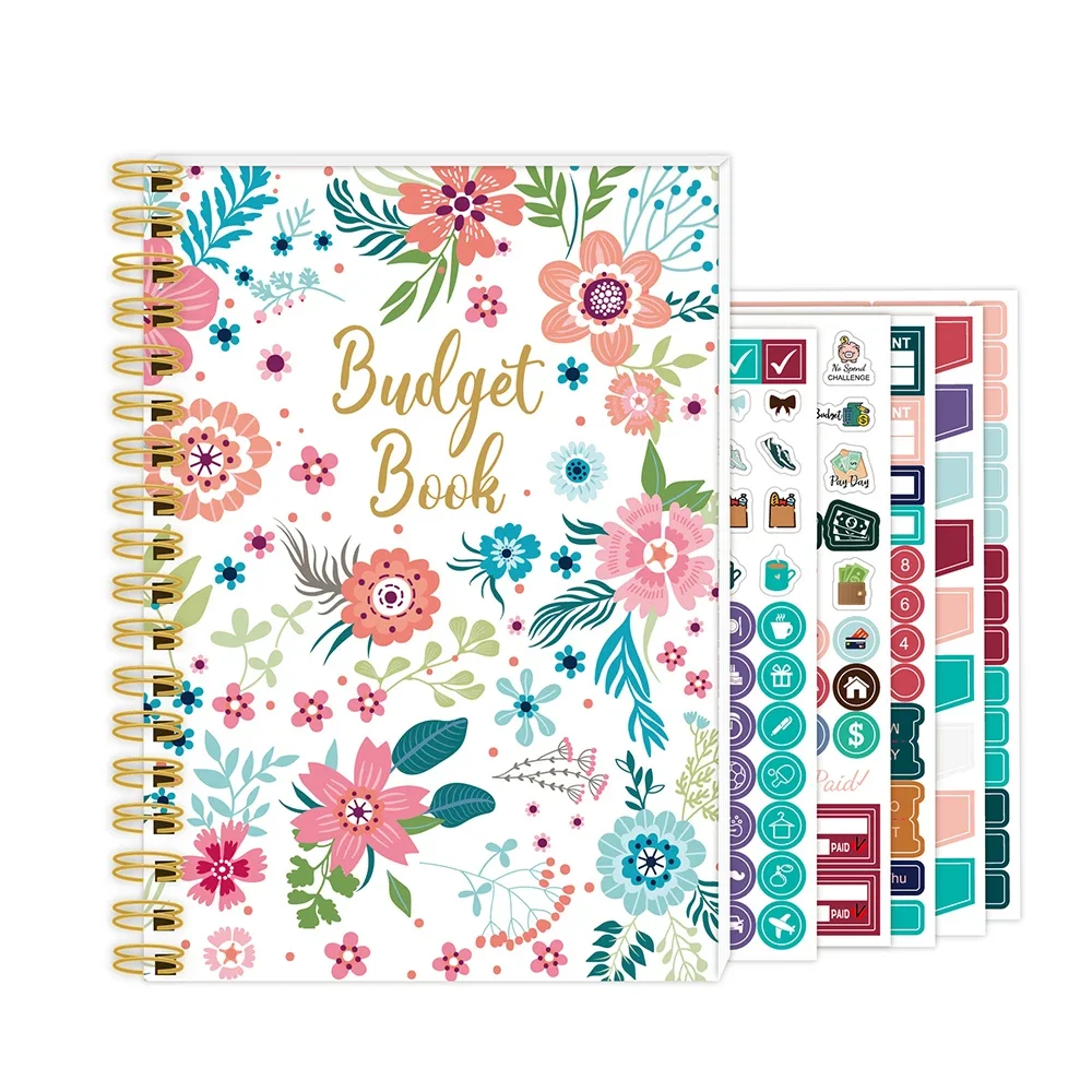 Quaderno a spirale blocco note giornaliero settimanale mese Planner Budget Book cancelleria forniture scolastiche per ufficio