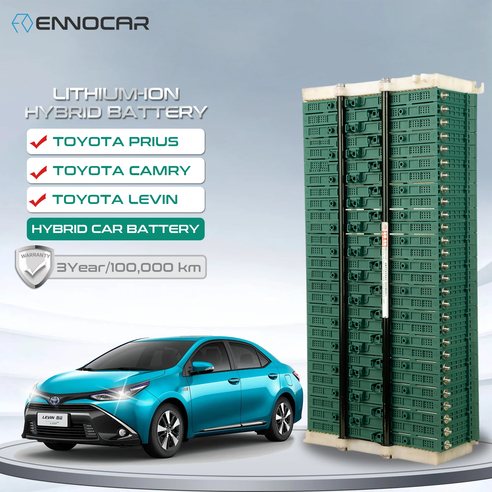 

High Performance Car Hybrid Cell 7.2V 6.5Ah Li-ion Technology For For Prius Levin Corolla Hybrid Cars