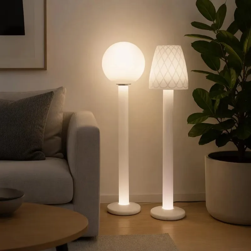 Modern LED Floor Lamp 16 Colors Remote Control Plastic IP65 Waterproof for Home Living Room Hotel Garden Decoration