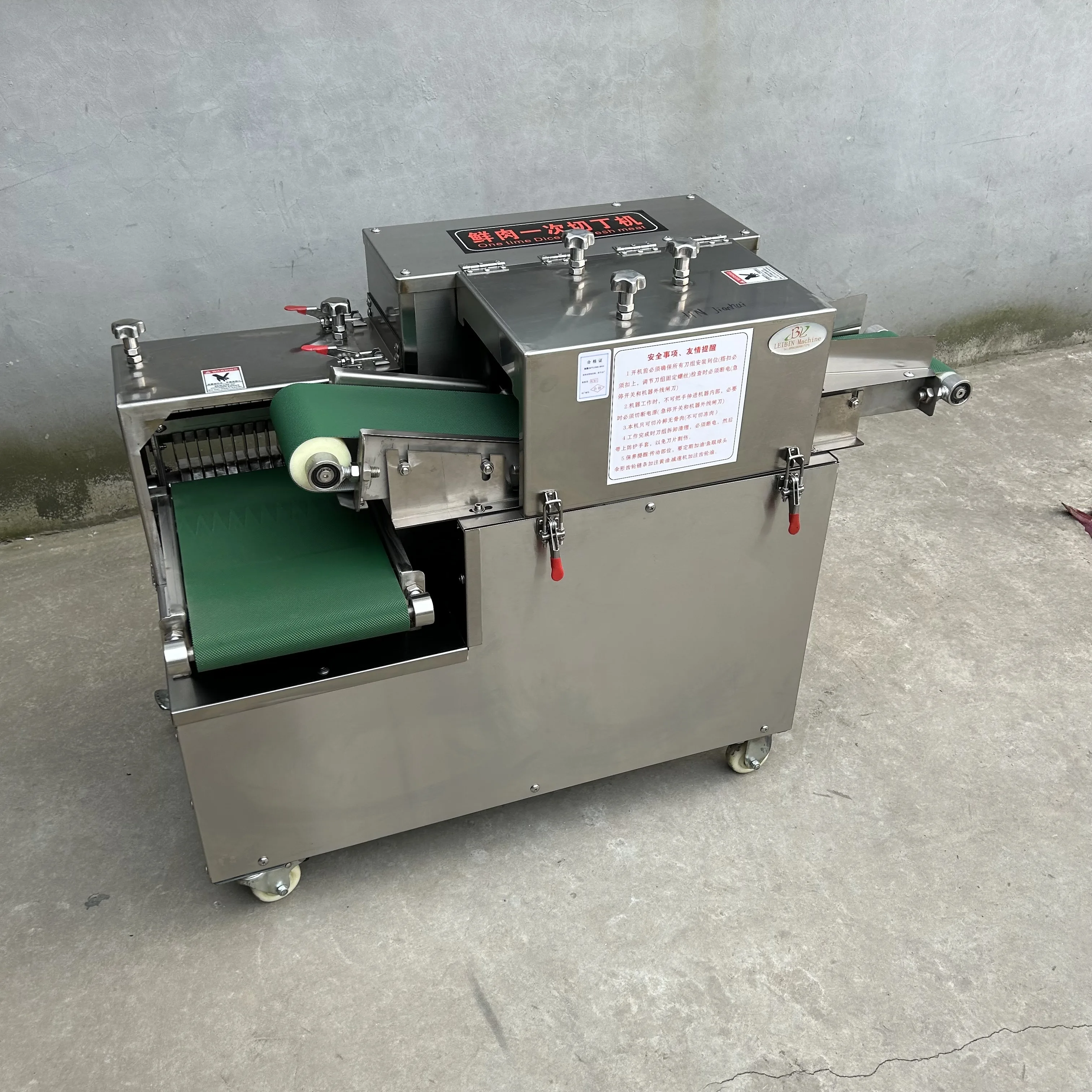 Коммерческая машина для резки мяса, 3000 Вт, электрическая ручная машина для резки рыбы, говядины, свинины, мяса, настольная машина для нарезки кубиками мяса