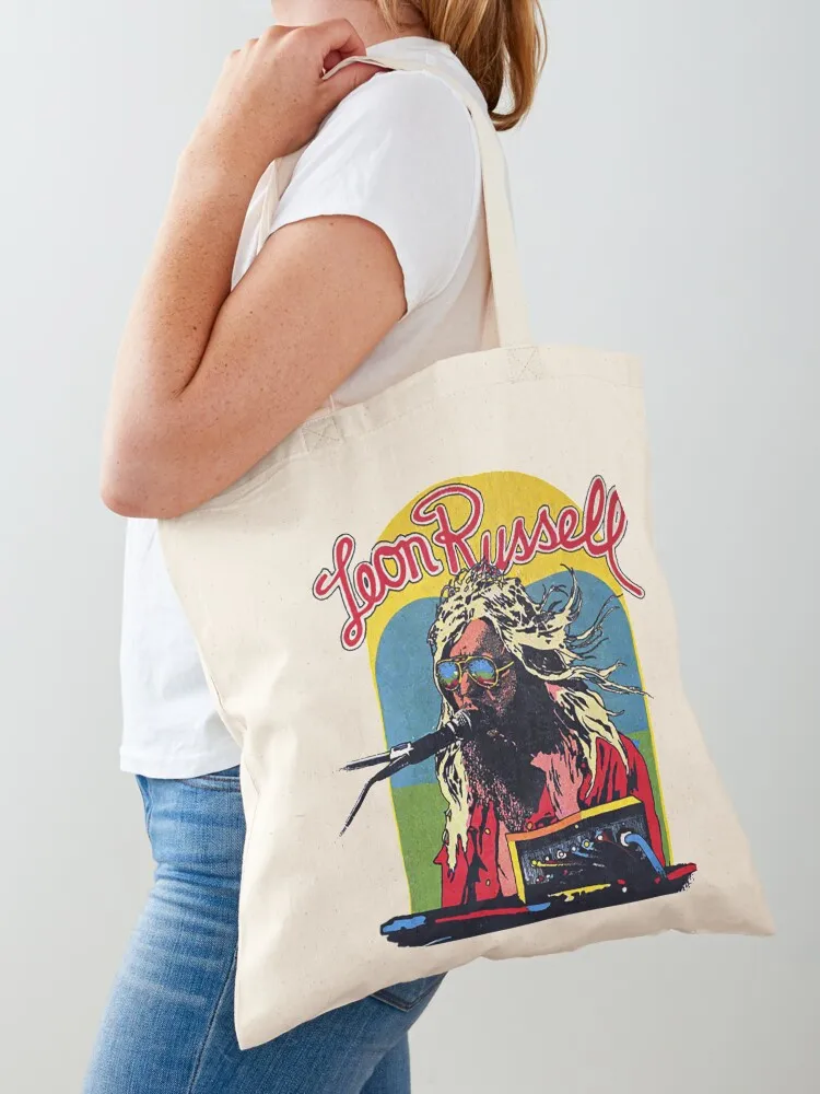 ليون راسل تي شيرت ليون راسل حمل حقيبة حقيبة قماش امرأة حقائب نسائية حقيبة كبيرة حقائب نسائية #1