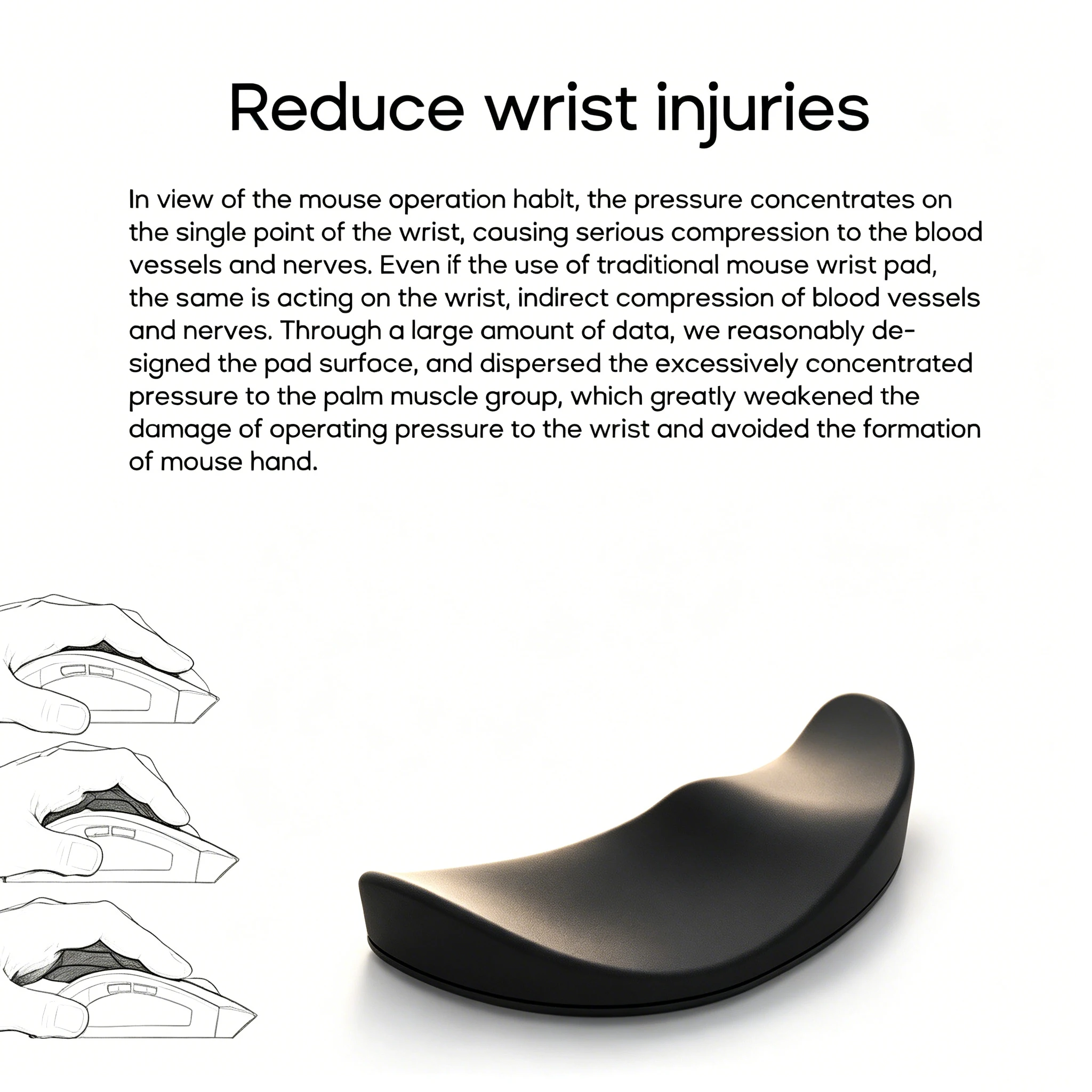 Mouse Wrist Rest Hand Cushion  - огляд і ціна Wrist Rest Gel