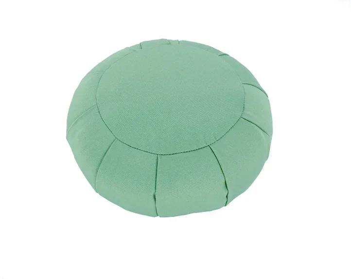 100% Cotton Relieve Pressure Yoga Pillow Buckwheat Husk Round Pouf Meditation Cushion