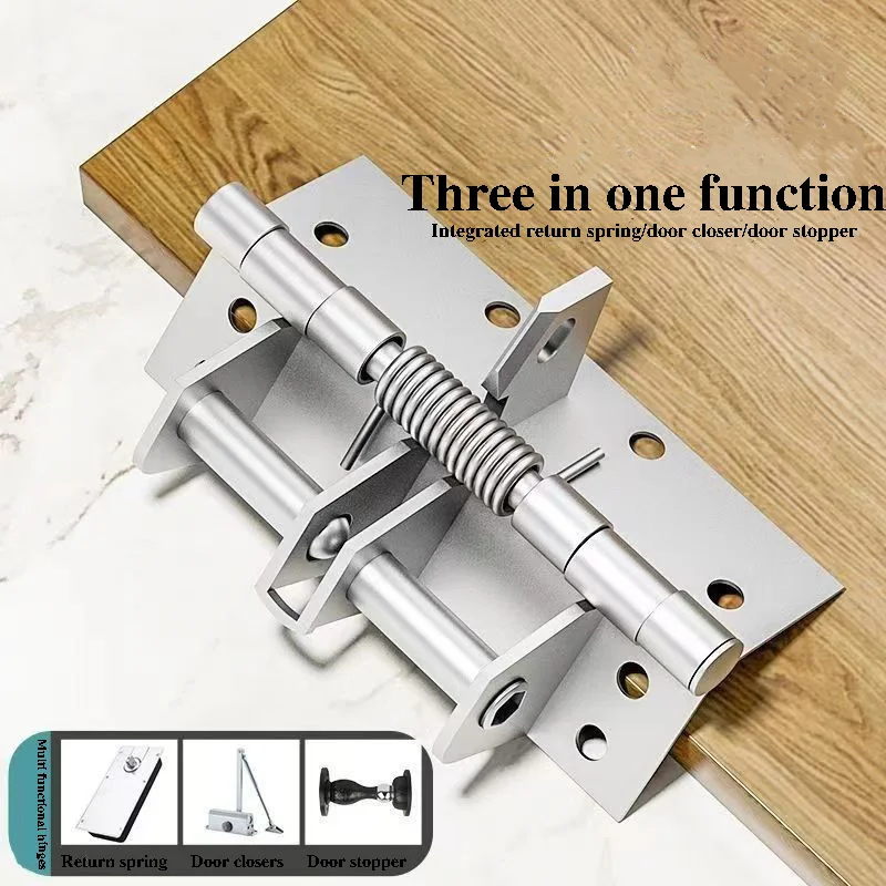 Invisible door self closing hinge 90 degree positioning automatic door closer wooden door spring hinge automatic door closing ar
