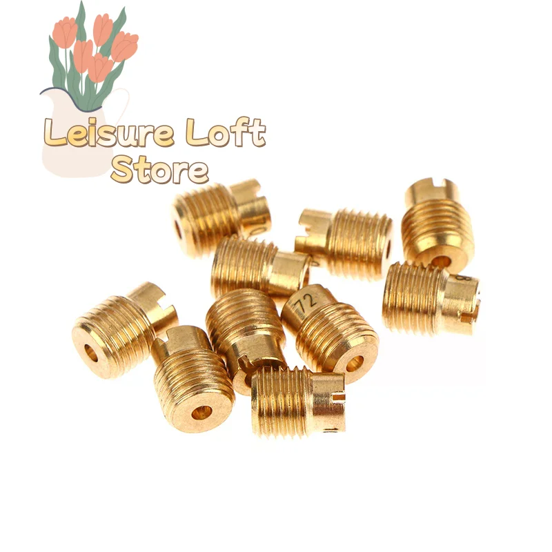 10Pcs Carburetor Slow Air Jets for GX140/GX160/GX200/GX390/212CC Engines - Mini Bike & Go-Kart Replacement Jets