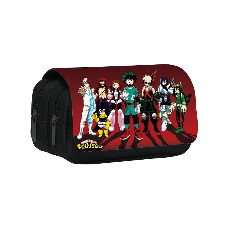 حقيبة أقلام مدرسية من ماي هيرو أكاديميا للطلاب، تخزين كبير للطلاب، صندوق أقلام رصاص هدية للمدرسة للأولاد والبنات، أفضل هدية