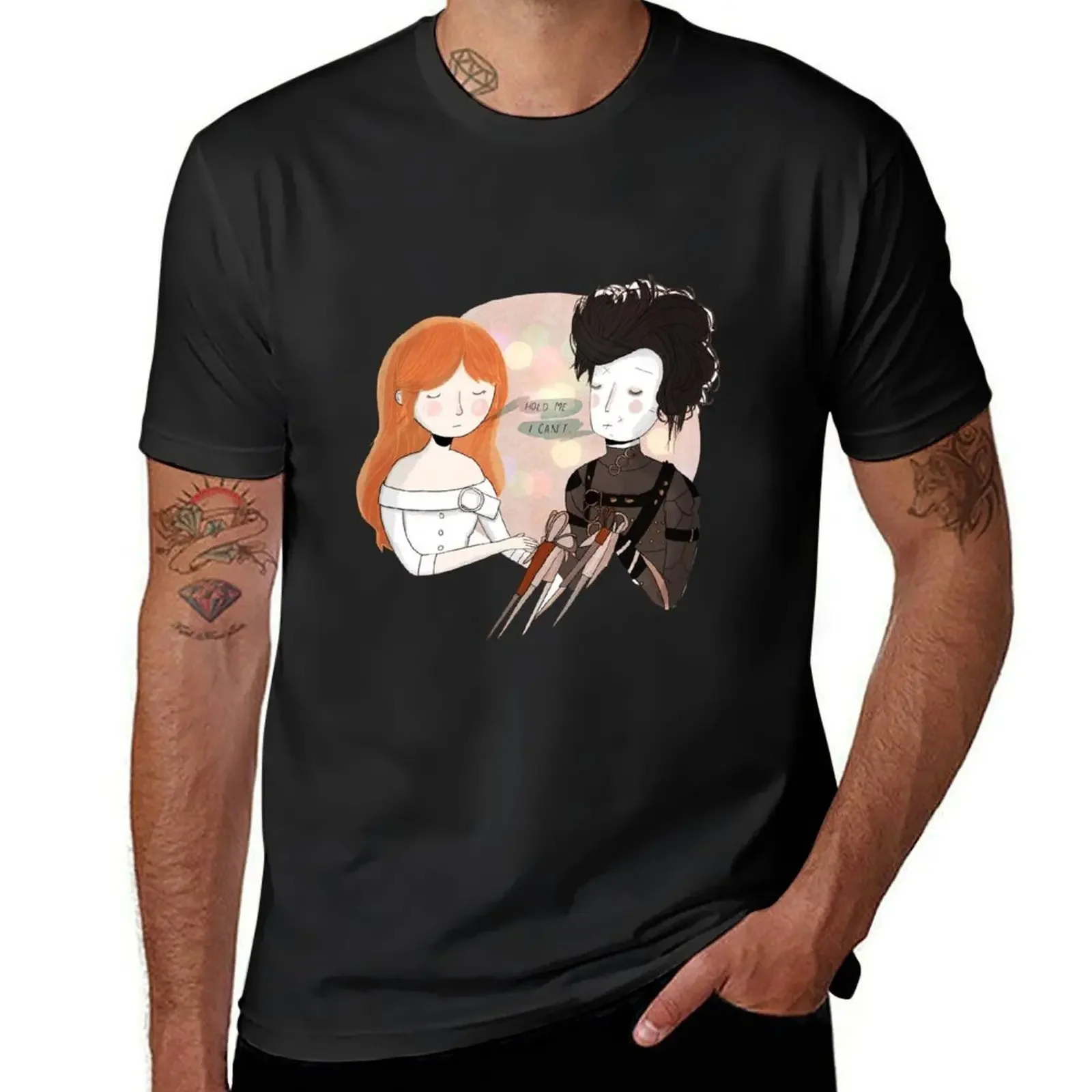 Hold Me T-Shirt anime clothes graphic t shirt vintage outfits for men