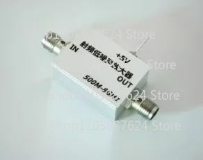 1pcs 500M-8GHz RF low noise amplifier 20dB small signal receiving amplifier high flatness gain