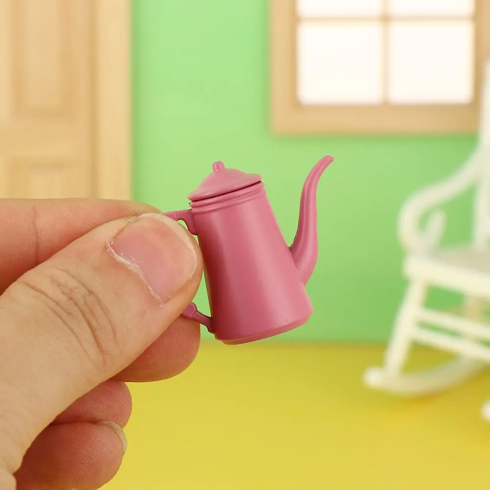 1:12 scala cucina giocattolo accessori per bambole casa delle bambole mobili teiera in miniatura bollitore per casa delle bambole Mini annaffiatoio