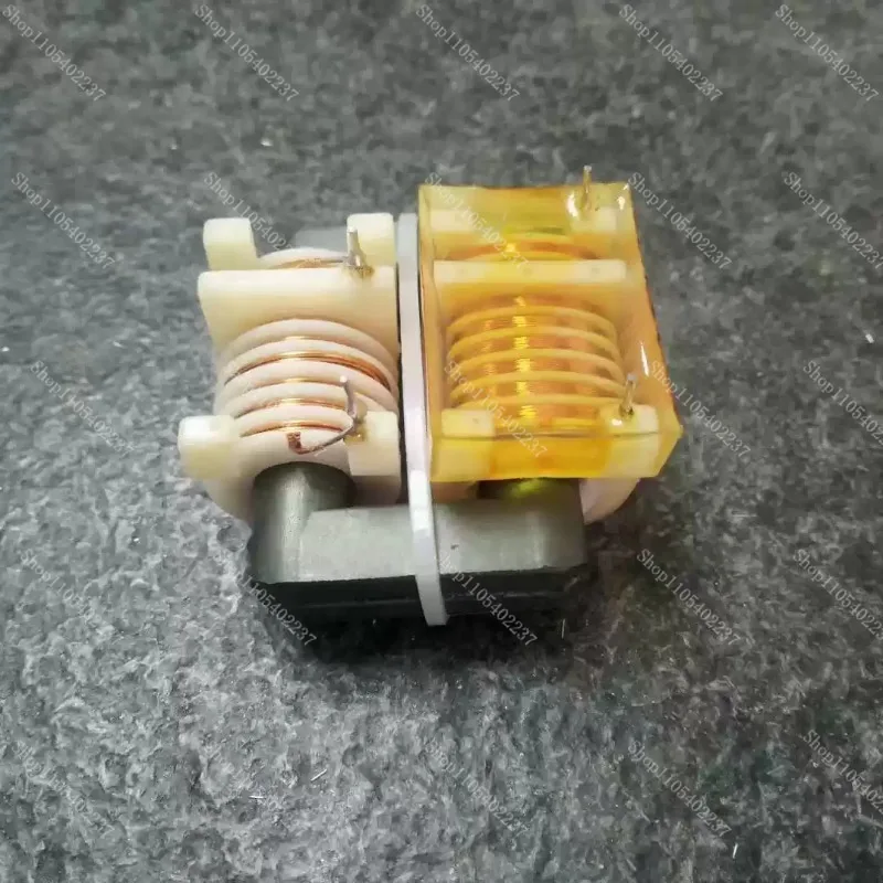 60W High Power Resin Potting Transformer, 44 Transformation Ratio High-Voltage Boost Coil 6+2 Slots 4-Pin Foldable Type