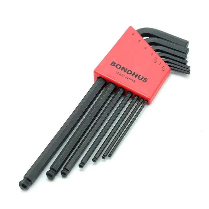 Bondhus L Shape Ball End Hex Key Set Metric Allen Wrench Set Bicyle Repair Tool 10946|10992|10995|10999