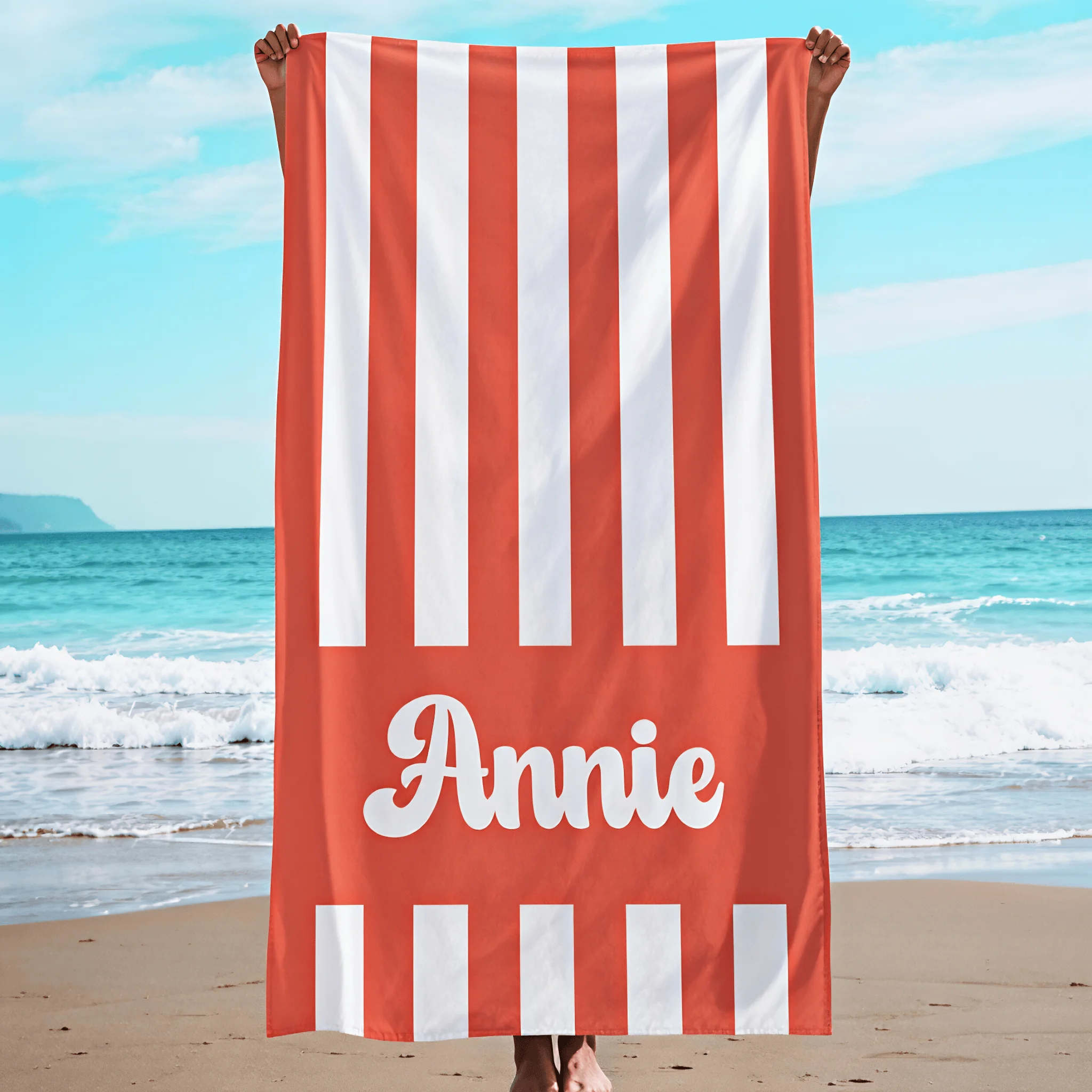 1pc Custom Name Beach Towel Personalized Microfiber Towel for Wedding Party Souvenir for Beach Swimming Bath Yoga Seaside