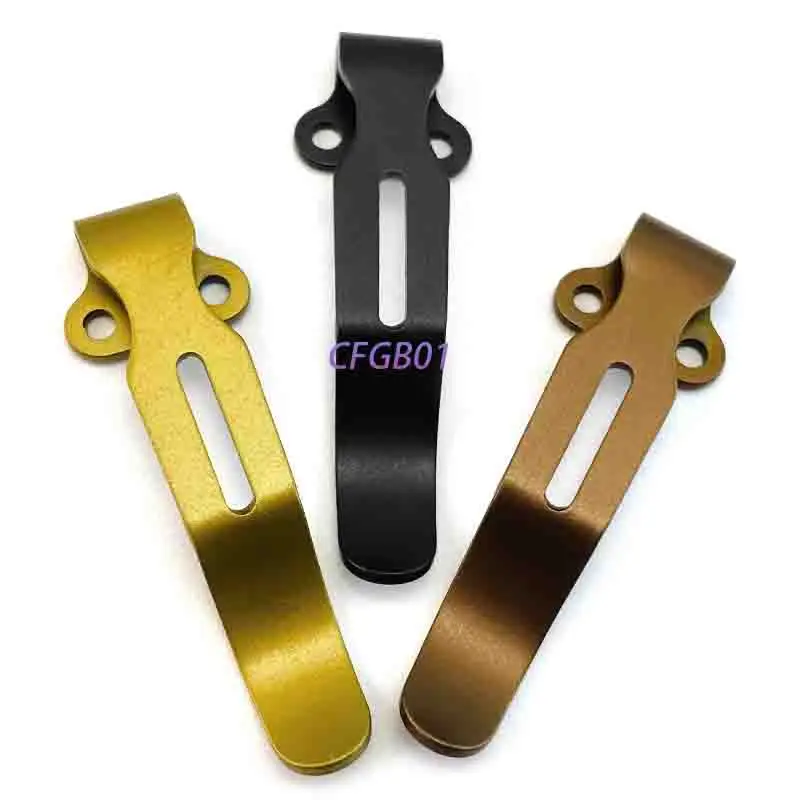 535 Titanium Deep Carry Pocket Clip Black / Rose gold / Gold / Blue