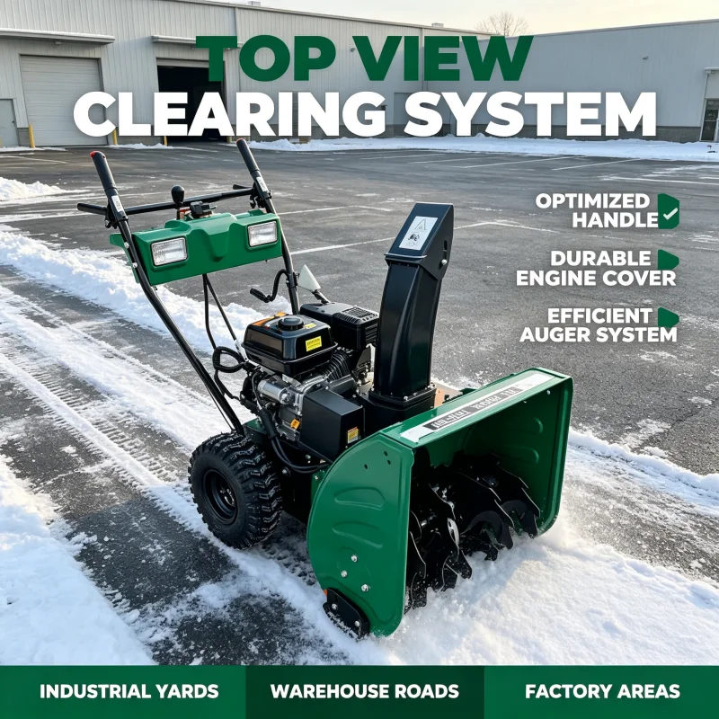 Reliable Snow Blower Wholesale Gas Snow Blower Handling Heavy Wet Winter Snow Easily For Municipal Sidewalk Clearance Projects