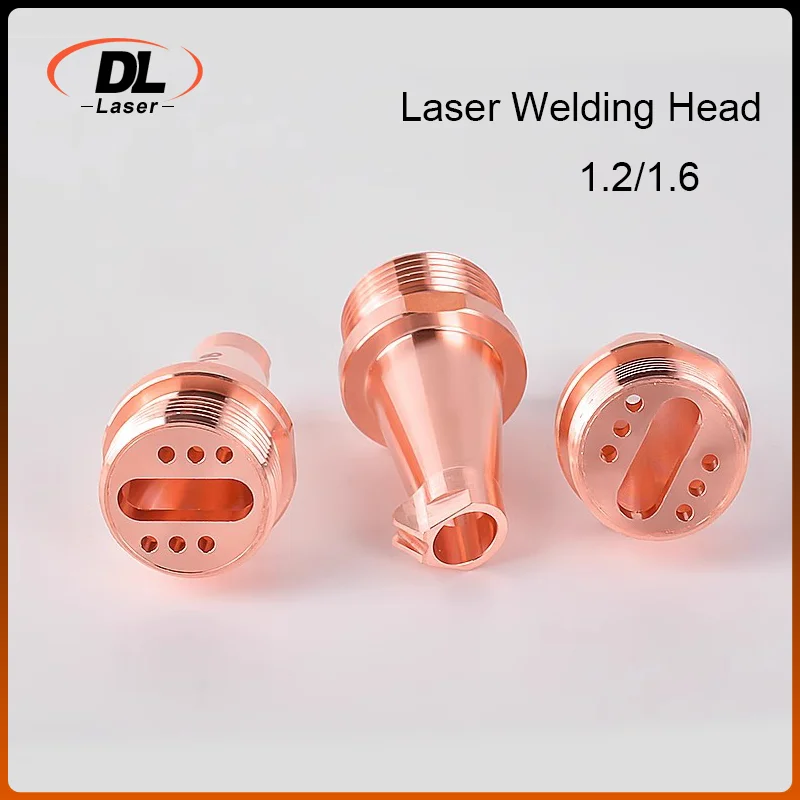 DL Laser Welding Head Nozzle M16 Copper Welding torch Nozzles With Wire Feeding AS12 BS16 For SUP21S Laser Welding Head