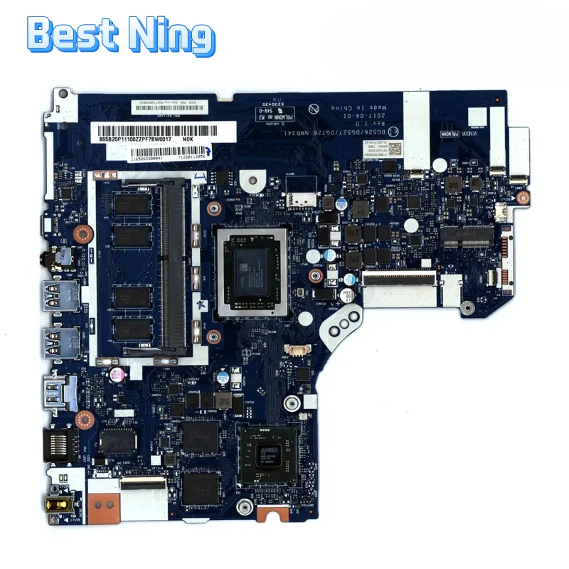 

For Lenovo Ideapad 320-15ABR Laptop Motherboard NM-B431 Mainboard DIS 4GB-RAM with FX9800 Tested Ok