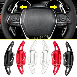 2Pcs Aluminium Car Steering Wheel Paddle Shifter Gear Shift Extension For Toyota Camry Avalon Corolla Cross RAV4 Prime