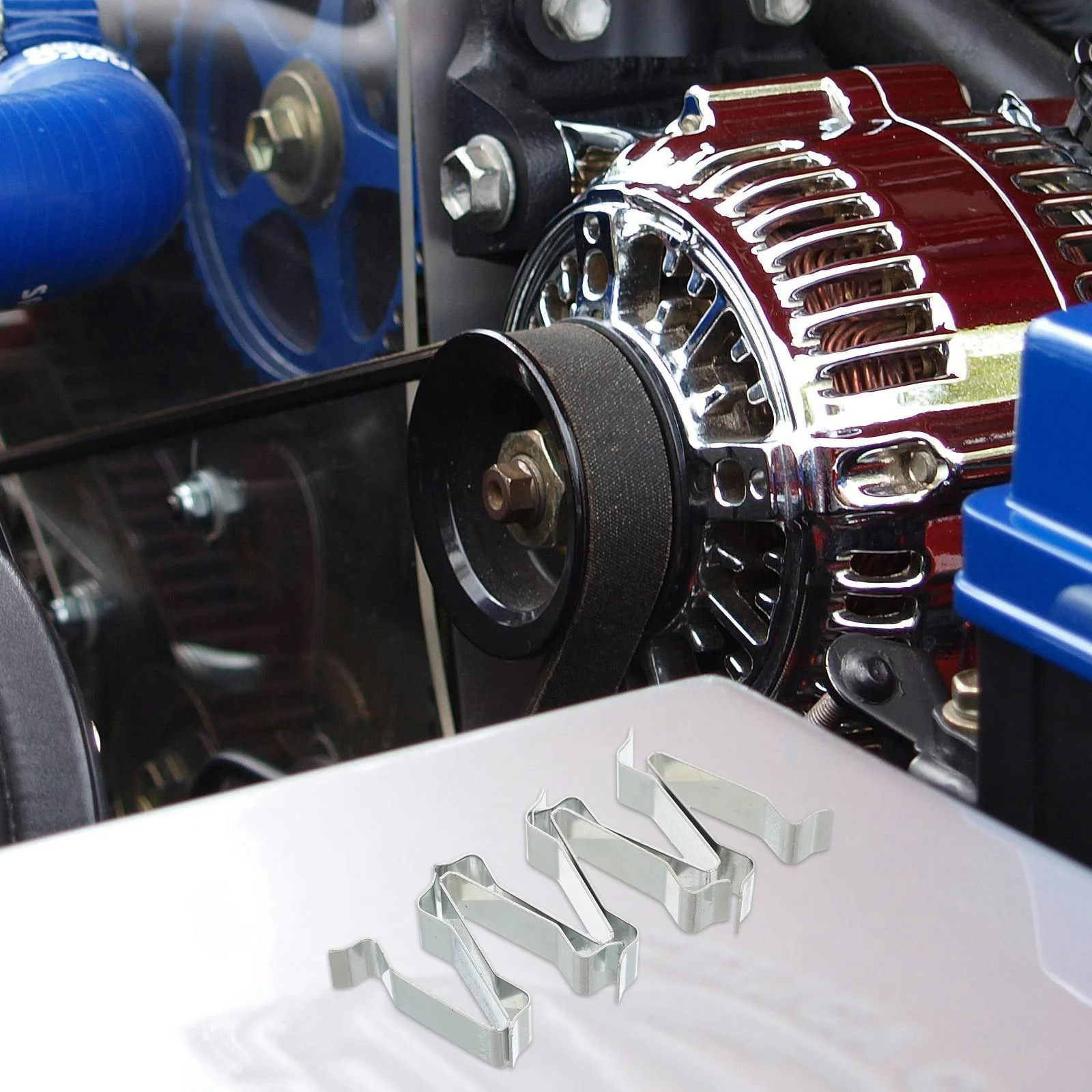 

100Pcs Car Threshold Clips Lift Gate Trim Finish Panel Clip Metal Fastener Car Interior Panel Clips Cable Ties for Charging Cord