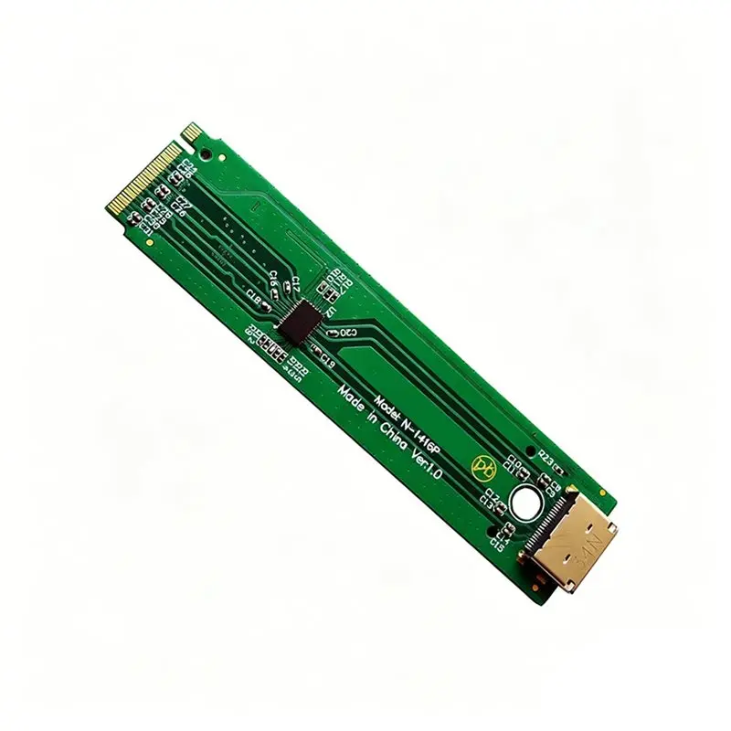 M. 2 Nvme To Oculink SFF-8612 Adapter Card With Redriver Signal Amplification Amplifier For Pcie Nvme M. 2 NGFF SSD