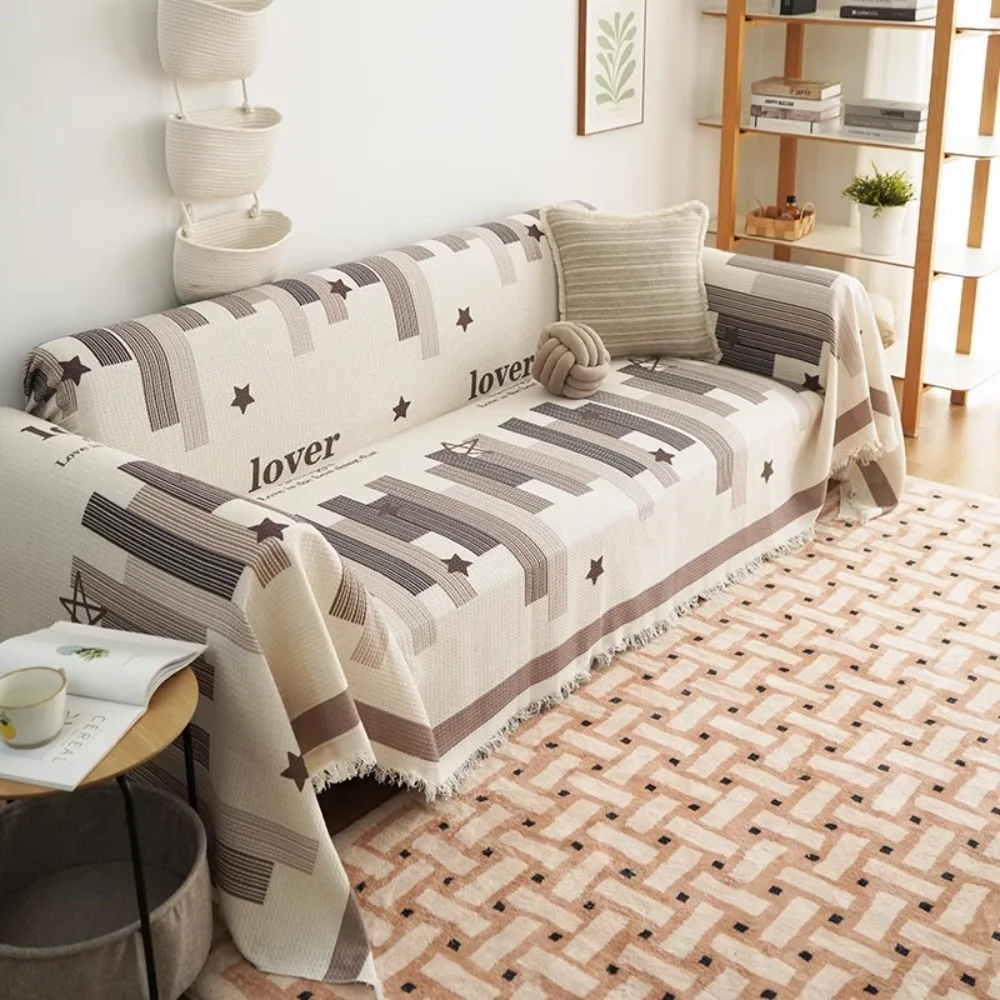 

Modern Full Cover Sofa Cover Blanket Washable Nordic Style Non-Slip Cover All Seasons Uiniversal One Piece Sofa Cushion Home