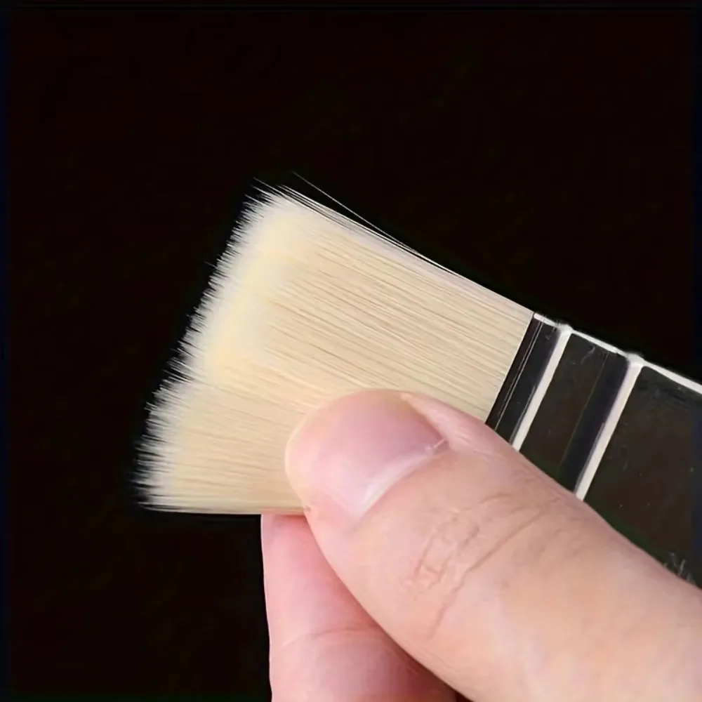 

3pcs/set Soft Hair Drawing Board Brush Lightweight Plastic Nylon Paint Brush Elastic Black Wall Painting Art Supplies Watercolor