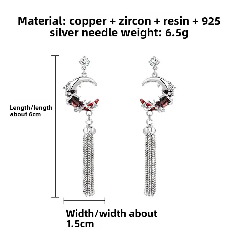 

SHXI​​Gothic Butterfly 925 Silver Necklace | Hypoallergenic Boho Earrings | Dark Aesthetic Jewelry 2025​