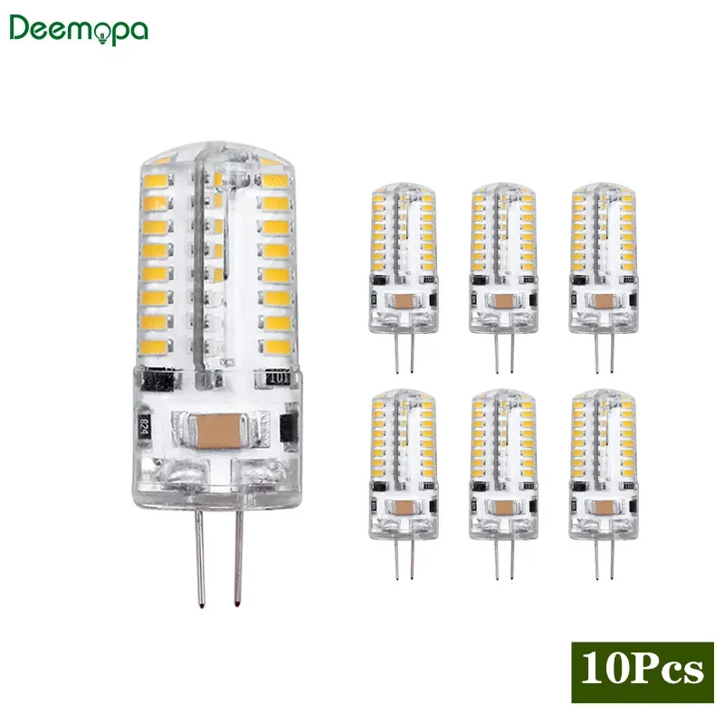 10 Pçs/lote 2 G4 CONDUZIU a Lâmpada W 3W 4W 5W 7W 9W AC DC SMD2835 12V 220V Lâmpada De Milho 3014 360 Ângulo de Feixe Halogênio Substituir Luzes do Candelabro