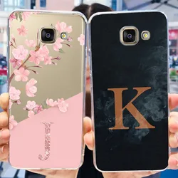 Phone Case For Samsung Galaxy A5 2016 / A5 2017 / A5 2015 Cute Letter Soft Silicone TPU Cases For Samsung A5 A 5 2016 2017