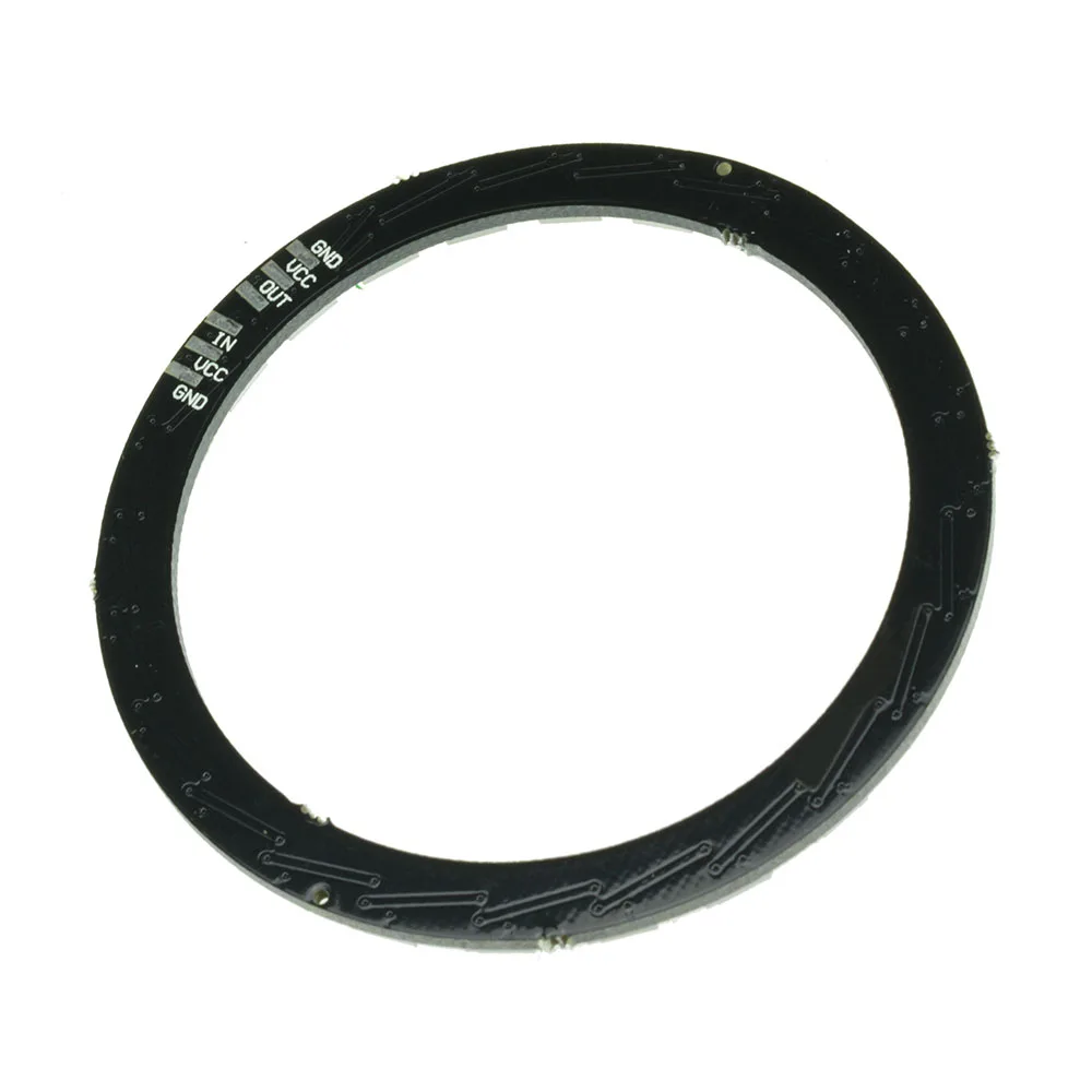 WS2812 5050 RGB LED-Ringlampe mit integrierten Treibern 24-Bit-RGB-LED für Arduino – Detail 4