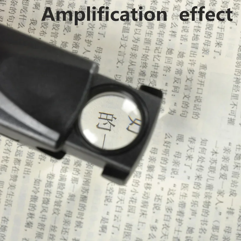 

30X Jewelry Magnifying Glass Led Foldable Magnifier Lens Diameter 21Mm Pocket Illuminated Loupe for Coin Stamps Watch Repair