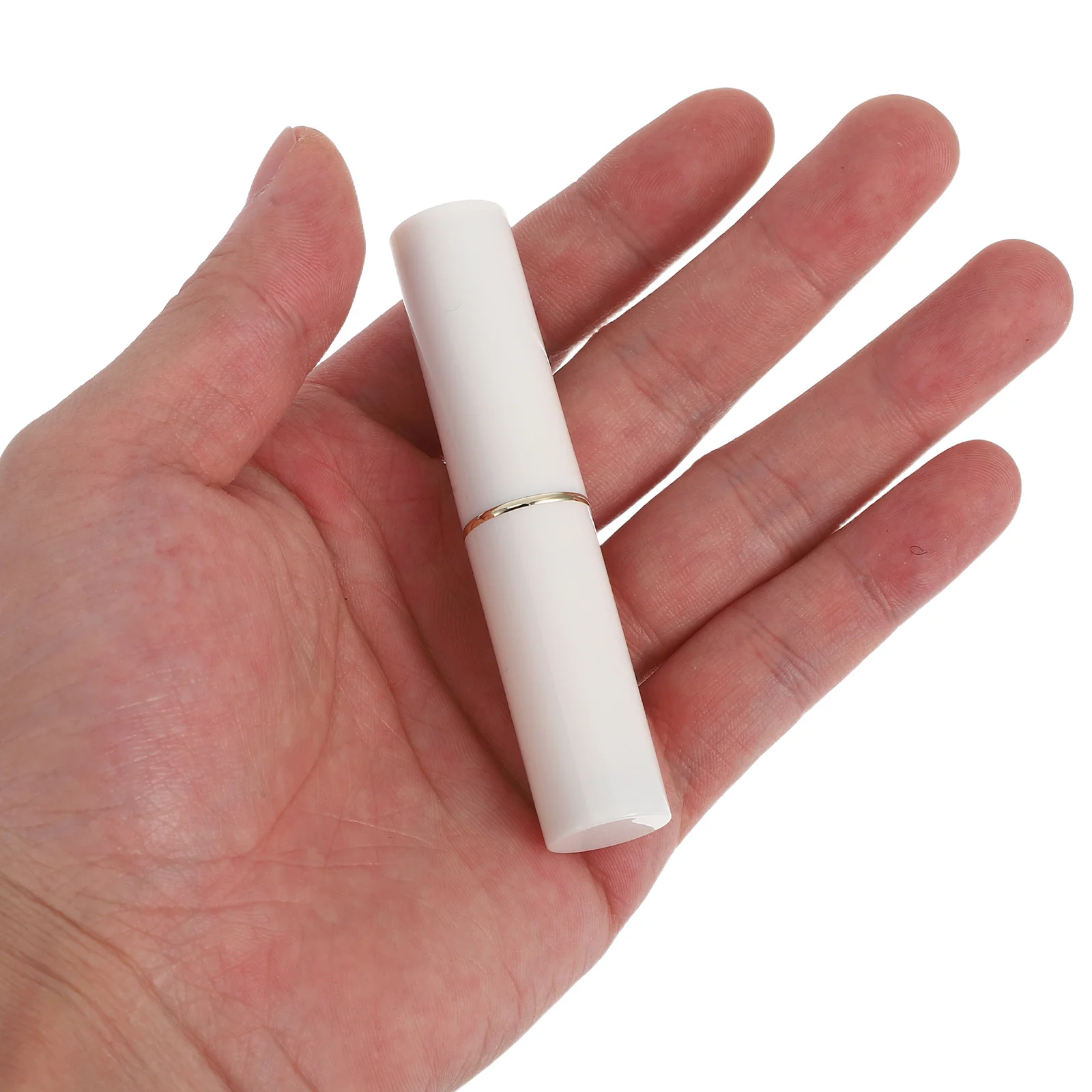 6 piezas 2. Tubos de bálsamo labial de plástico vacíos, contenedores de brillo de labios DIY, recargables para cosméticos hechos a mano, 3 dorados, 3 plateados