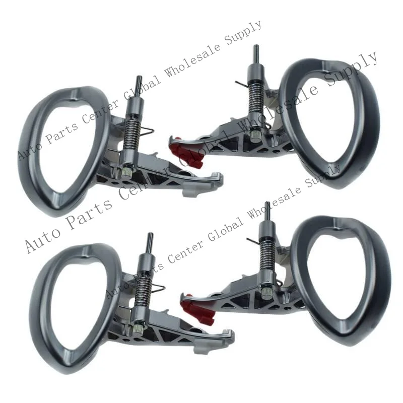 L+ 4Pcs Left & Right Interior Door Handle Chrome For 2007-11 Dodge Nitro 68004829AA