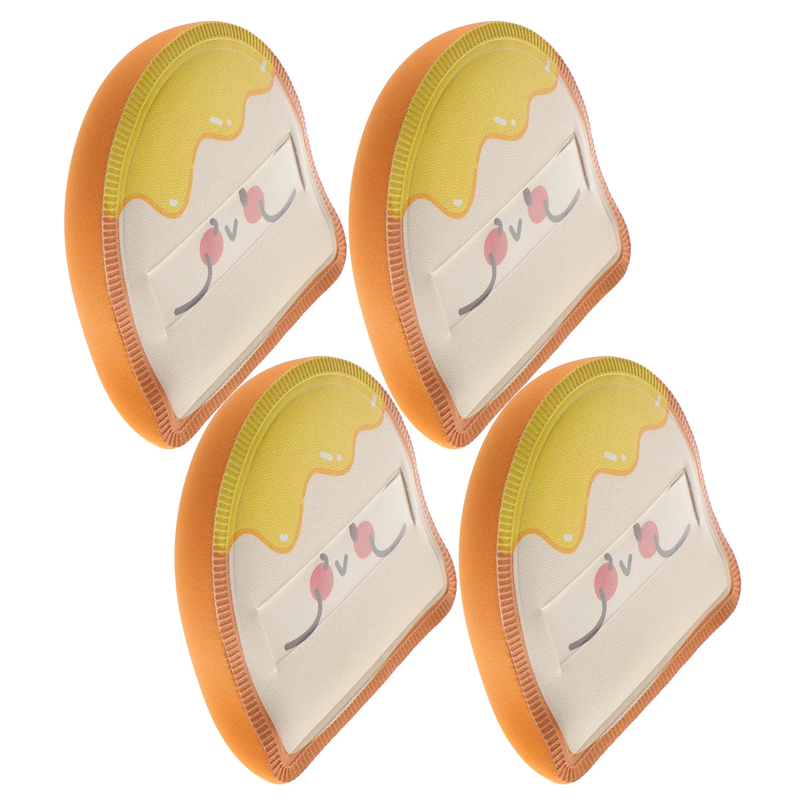 Mini gąbeczka do makijażu w kształcie tostówka, miękka poduszka do nakładania podkładu, korektora, pudru, do codziennego użytku, wymienna końcówka do makijażu.