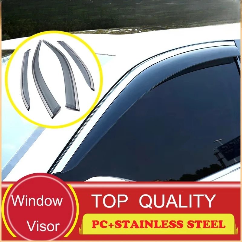 For Lexus GS300 2006-2011 Car Door Sun Vent Visor Weather Shield Side Window Rain Guard Car Deflector