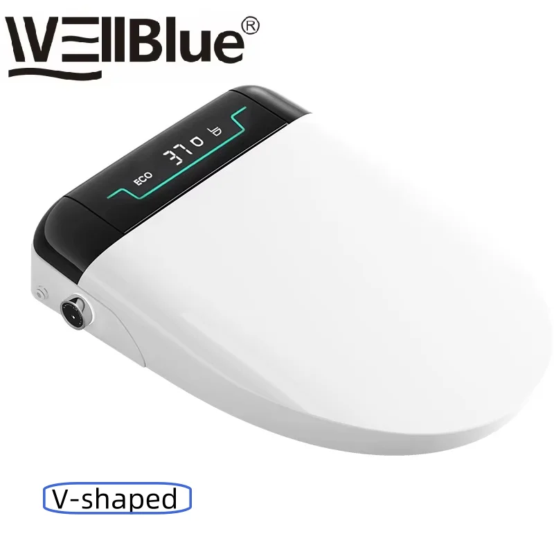 Elektrische Bidet Toiletbril Auto Open Close Deksel, Verwarmde Zetel Achter Vrouwelijke Wassen Warm Water Luchtdroger Zelfreinigend, Langwerpig