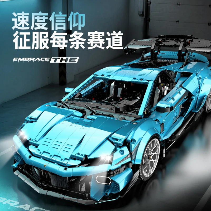 IN VOORRAAD MOC Technische 1:8 Afstandsbediening Auto Bouwstenen Bricks Assembleren Model DIY Speelgoed voor Kinderen Verjaardagscadeau Set