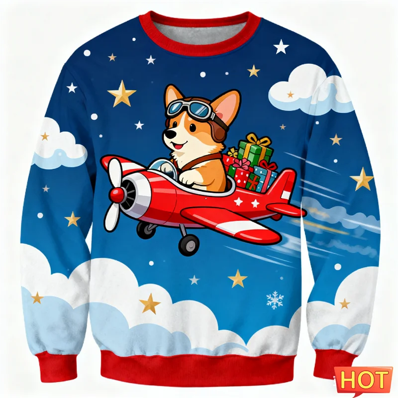 Thumbnail 3 - #37 Latest Mens Print Graphic Sweaters Offers