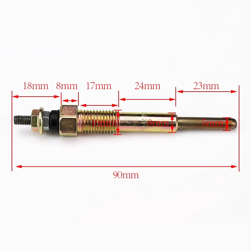 Forklift Accessories Parts Engine Preheating Plug Starting Glow Plug For Isuzu C240 Heli Dalian