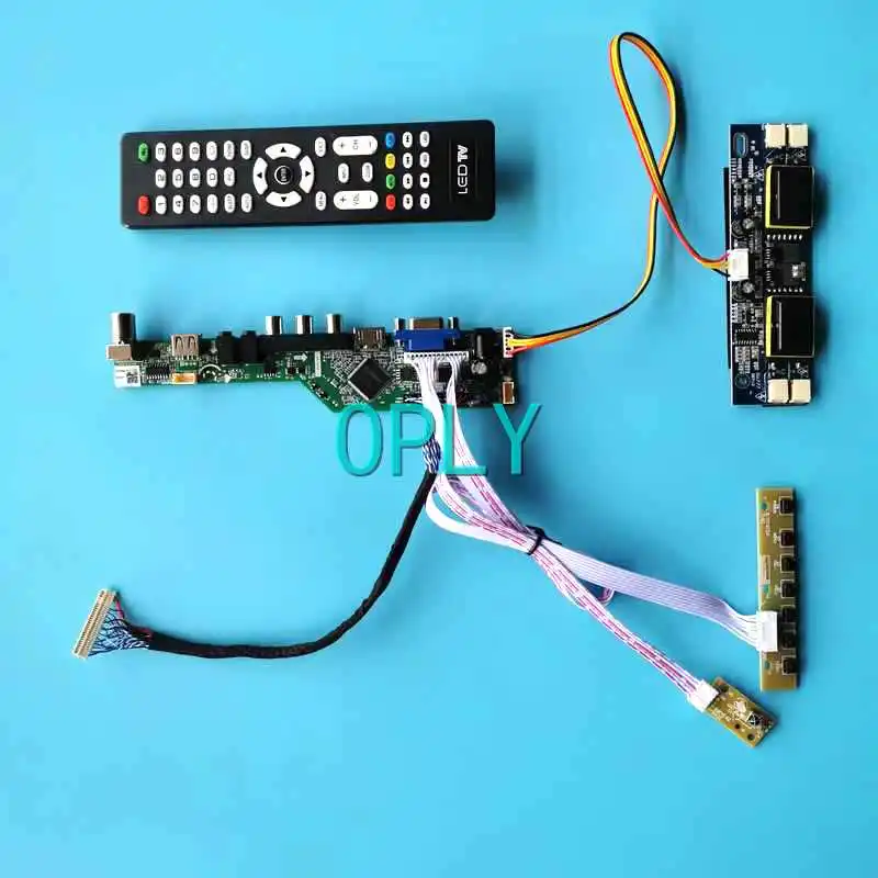 

For HSD190MEN3 HT190E01 Laptop Monitor Panel Controller Board 19" LVDS 30 Pin DIY Kit 1280*1024 VGA HDMI-Compatible AV USB 4CCFL