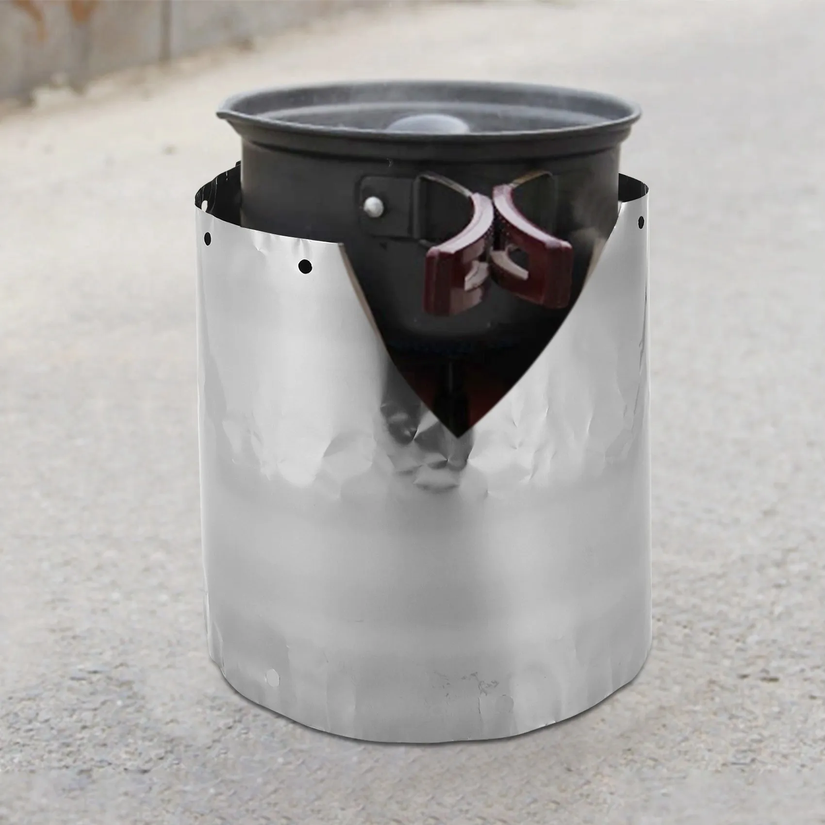 

YHOLI-Pure Titanium ветрозащитный экран ветрозащитный экран уличная газовая плита ветрозащитное лобовое стекло